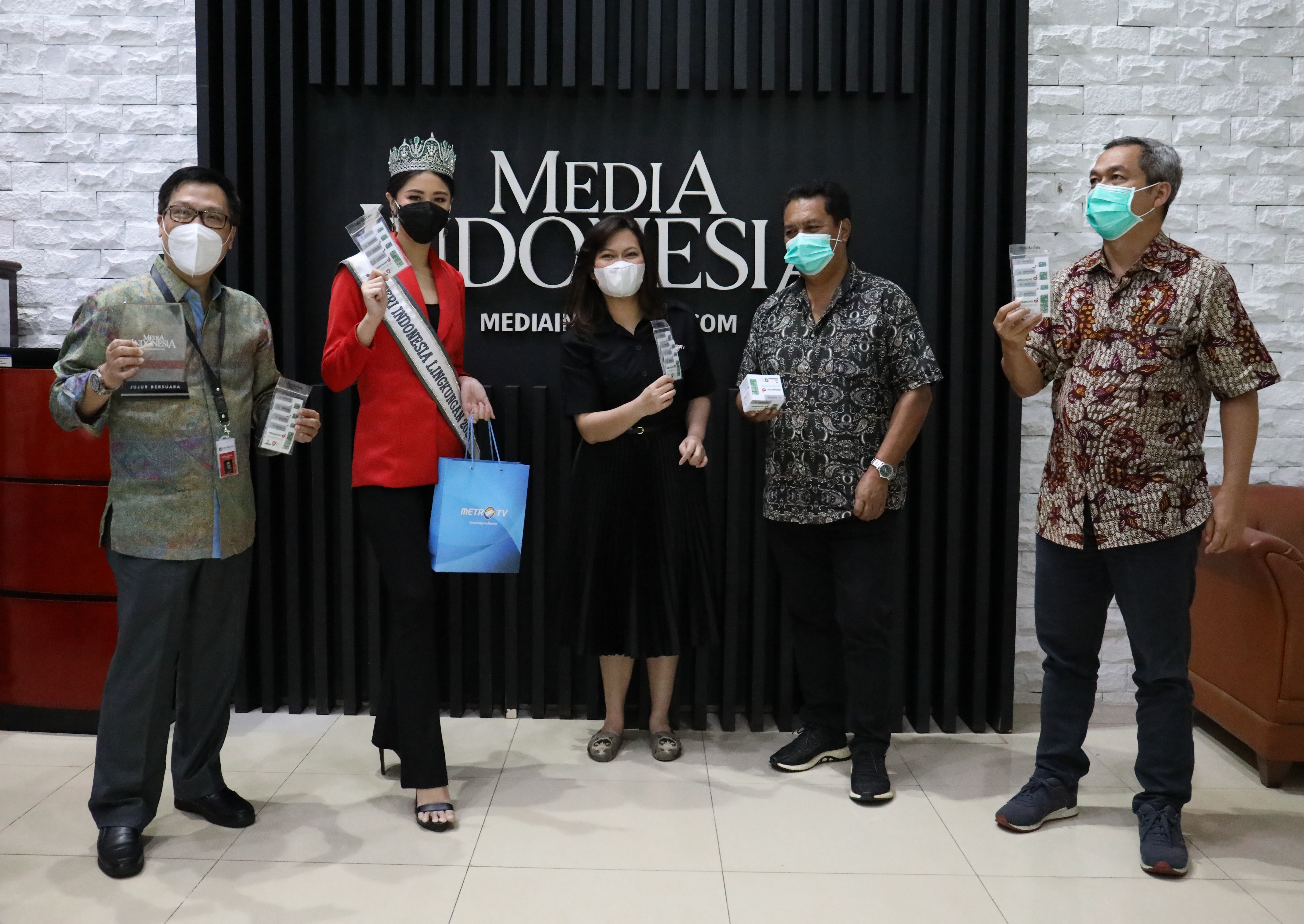 Kunjungan Mustika Ratu ke Media Indonesia