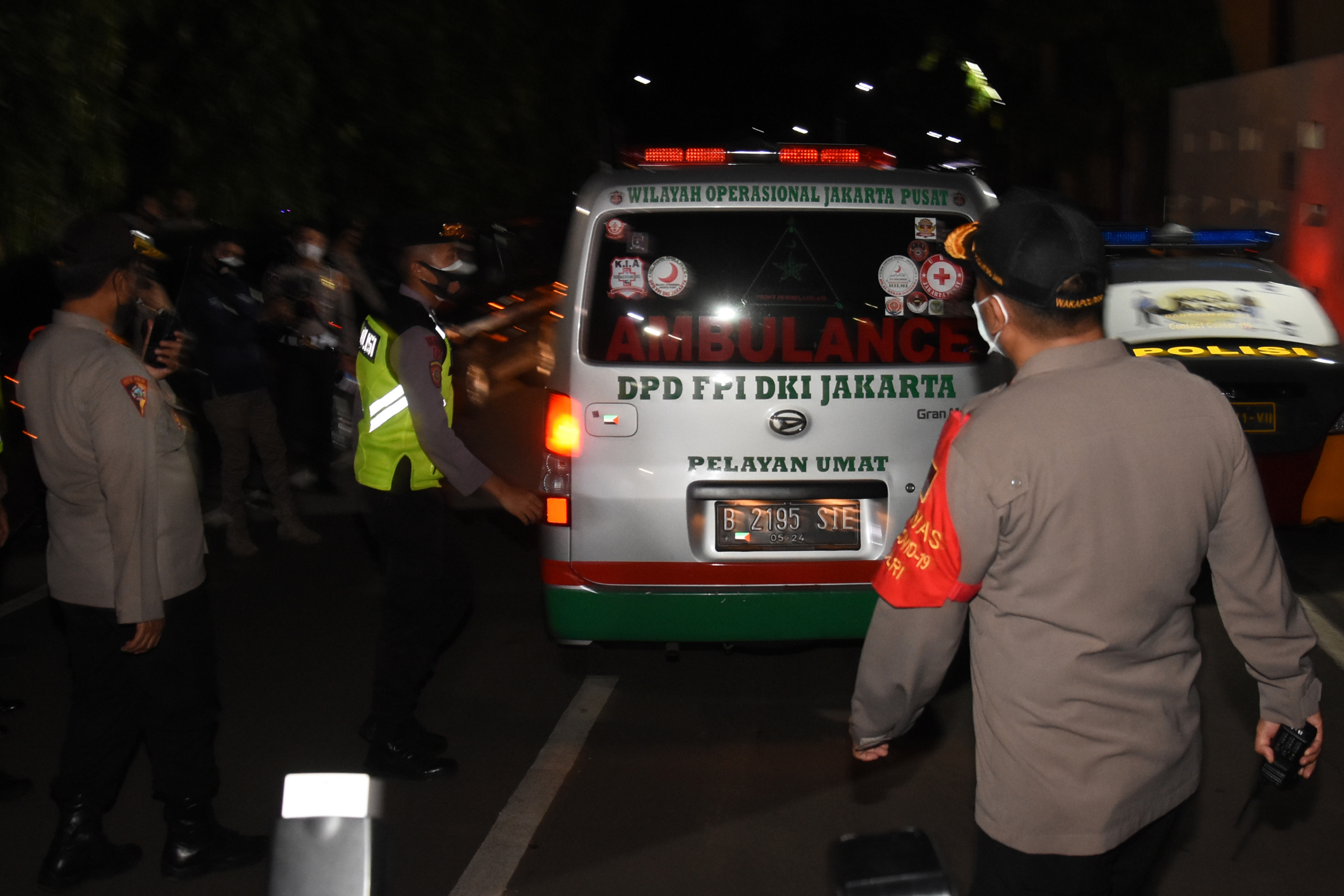 Jenazah pengikut Rizieq Shihab