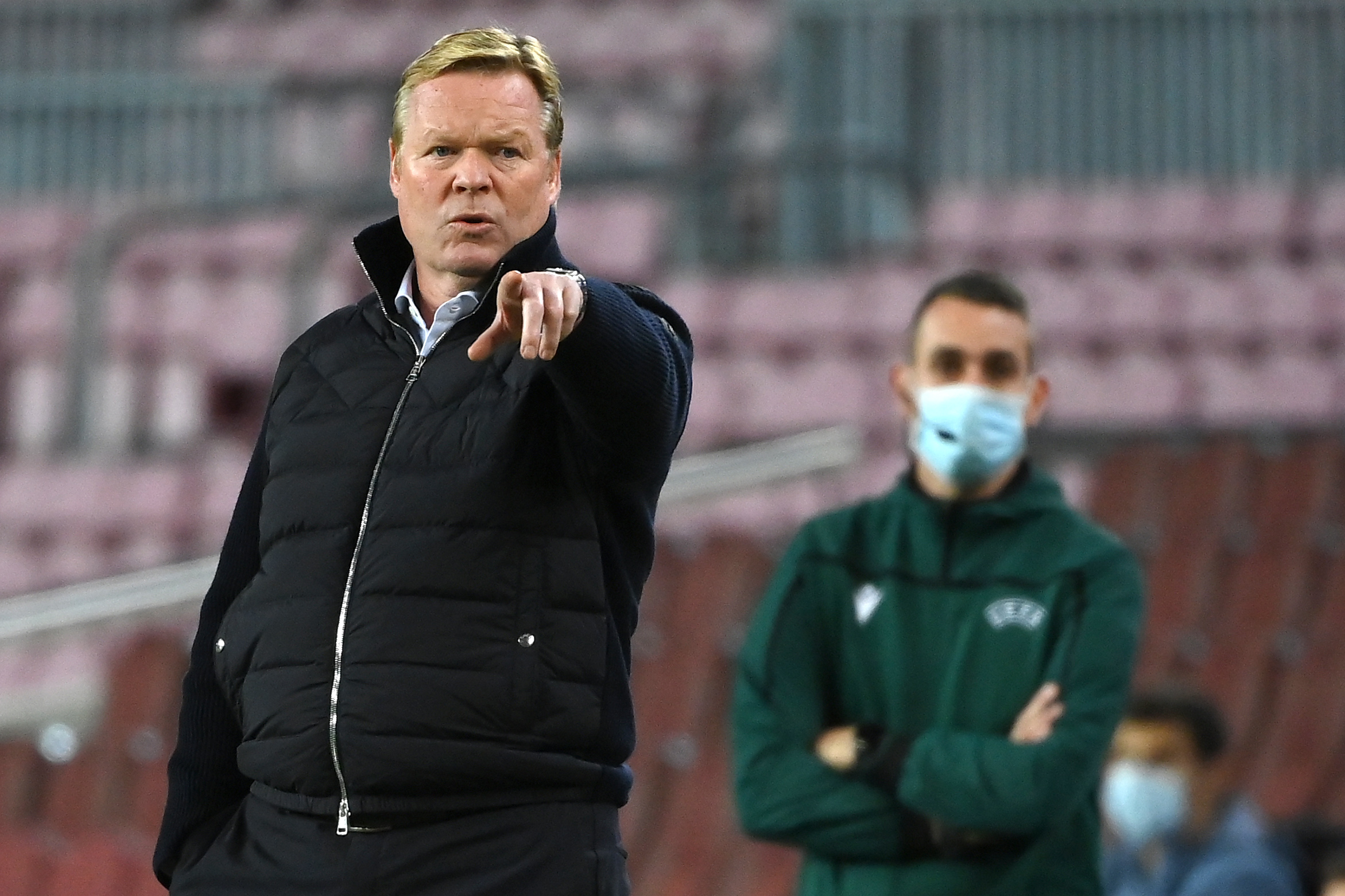 Pelatih Barcelona Ronald Koeman