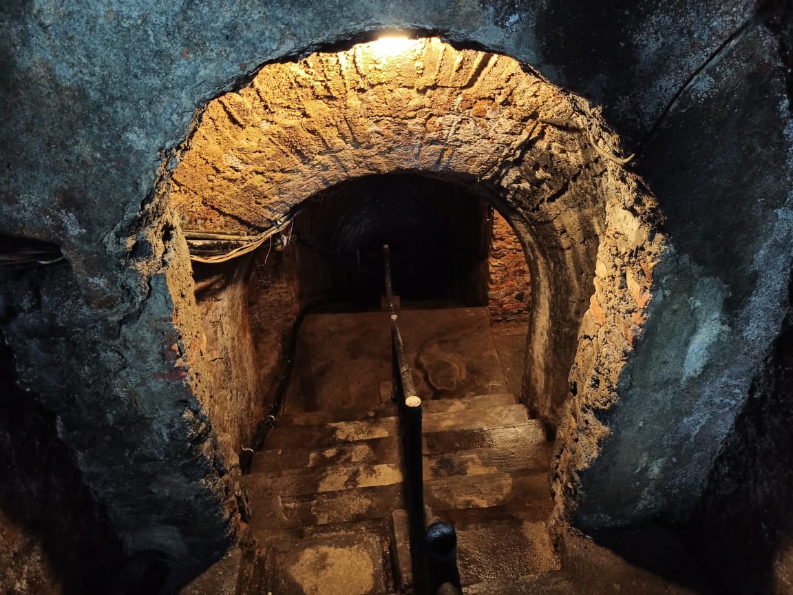 Lubang Tambang Mbah Soero salah satu geopark di Sawahlunto.