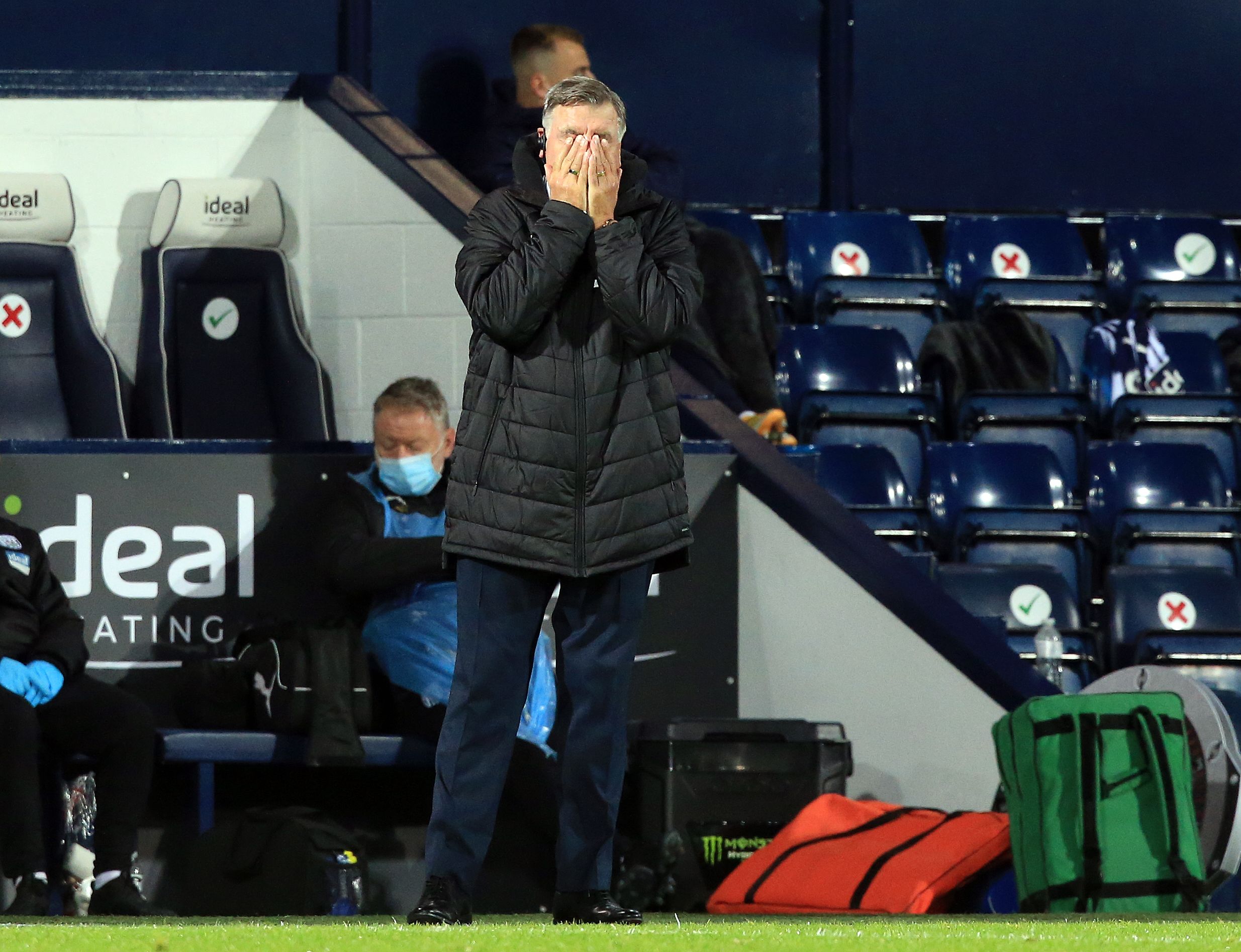 Pelatih West Bromwich Albion Sam Allardyce.