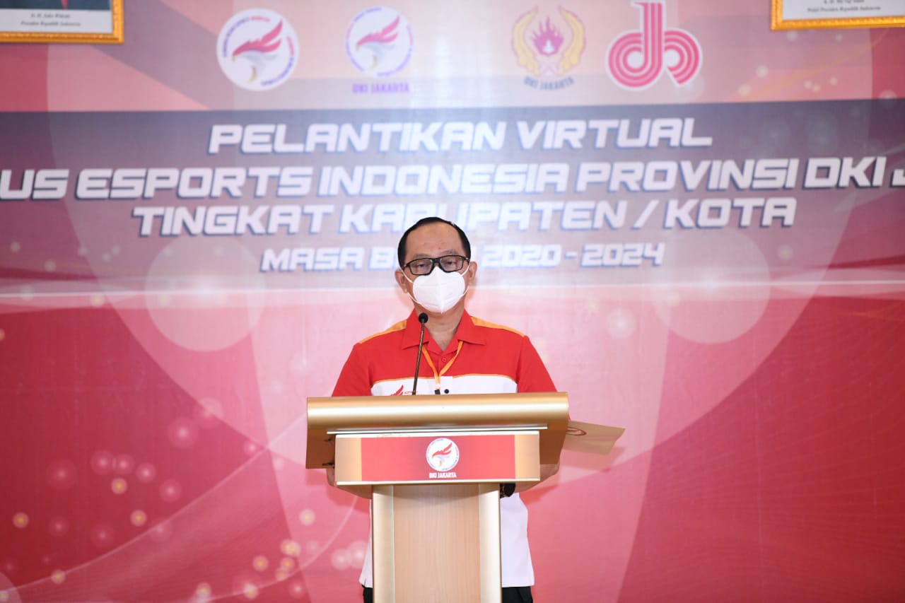Ketua Esport Indonesia  Pengurus Provinsi DKI Jakarta, Mayjen (Purn) Neno Hamriono.