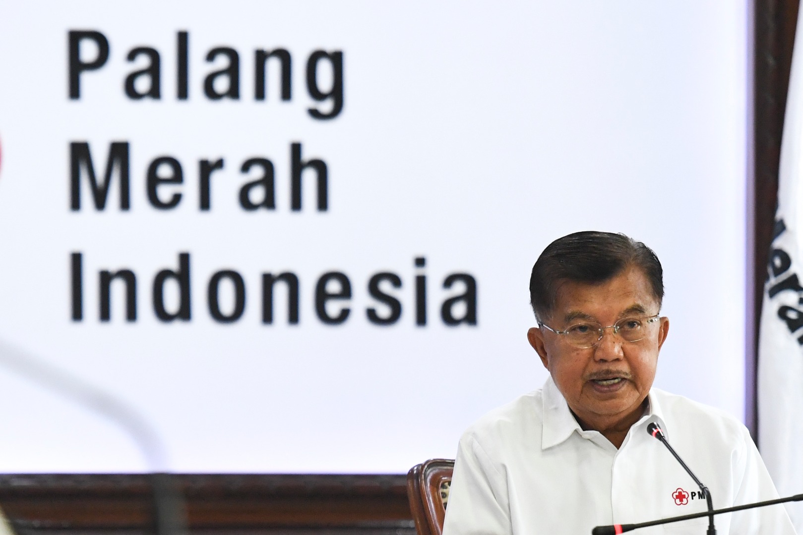 Ketua Umum Palang Merah Indonesia (PMI), M Jusuf Kalla