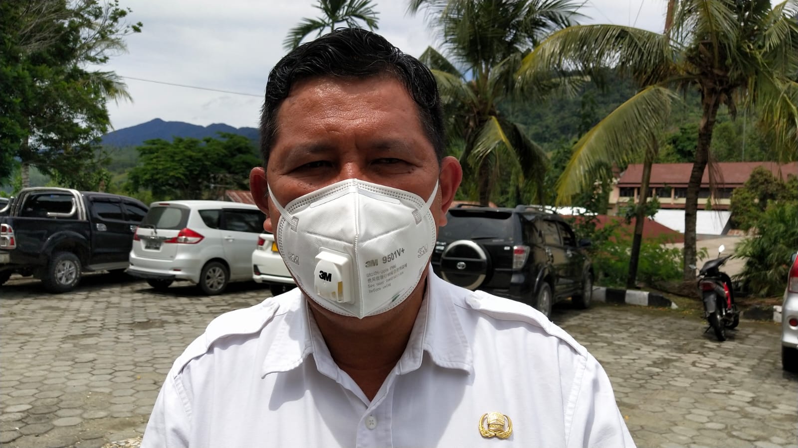 Juru bicara penanganan Covid-19 Kabupaten Jayapura, Khairul Lie, 