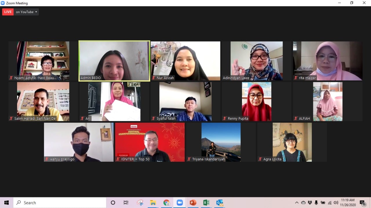 Pelatihan dan Kejuaraan Festival #SampoernaUntukUMKM.