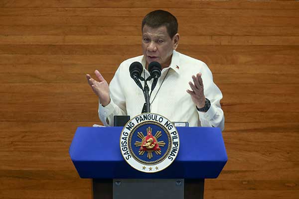 Presiden Filipina Rodrigo Duterte