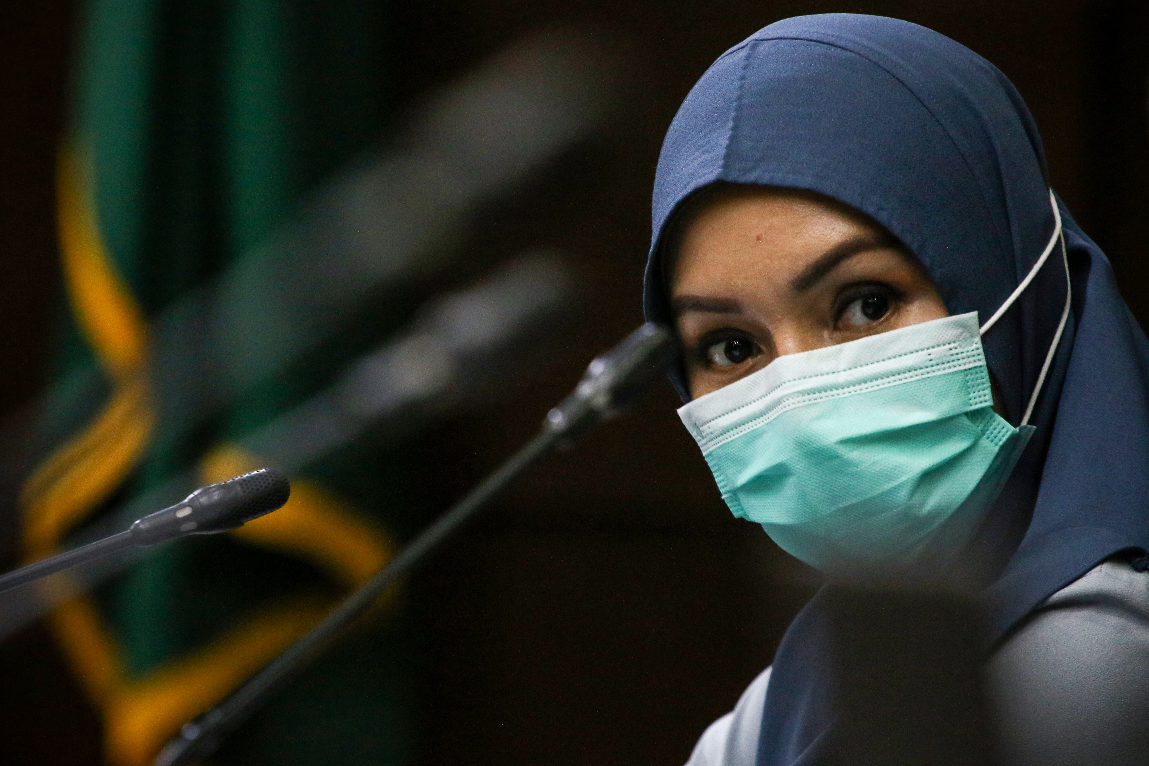 Terdakwa kasus dugaan suap dan gratifikasi pengurusan fatwa Mahkamah Agung (MA) Djoko Tjandra, Jaksa Pinangki Sirna Malasari