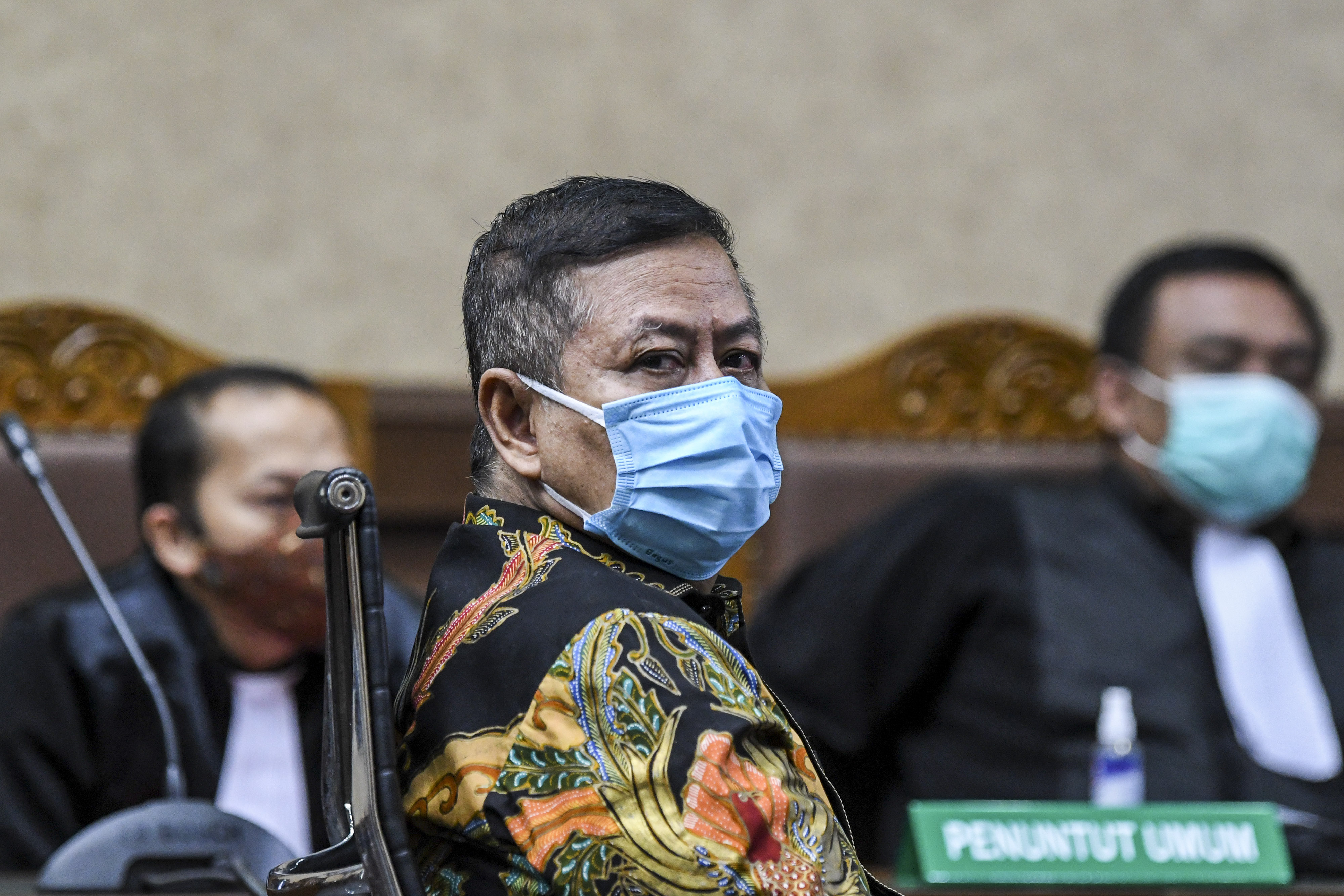 Terdakwa perantara suap Djoko Tjandra, Tommy Sumardi menjalani sidang lanjutan di Pengadilan Tipikor, Jakarta, Kamis (17/12/2020).