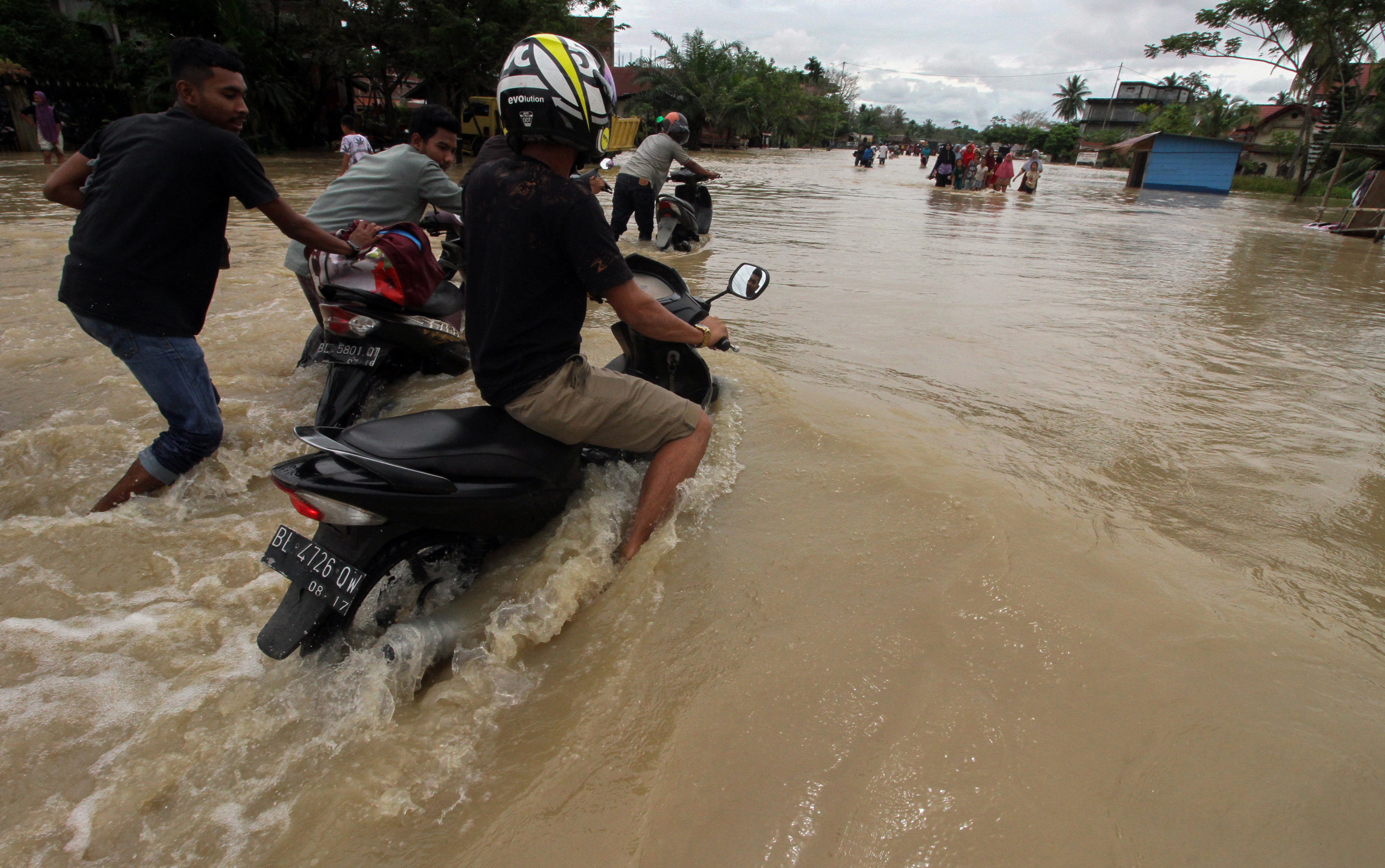 Aceh Utara Diterjang Banjir, 18 Ribu Warga Mengungsi