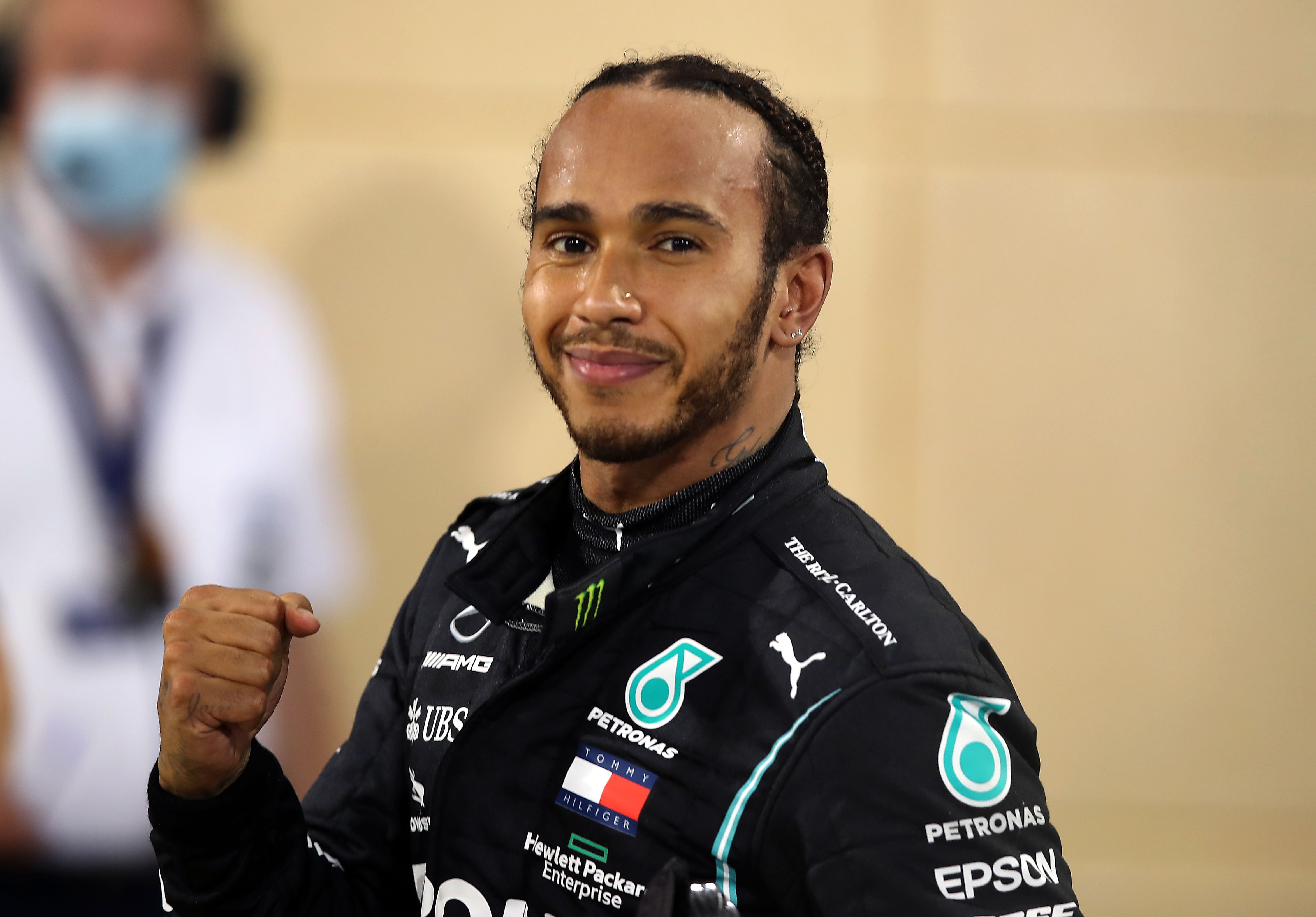 Pembalap Mercedes Lewis Hamilton