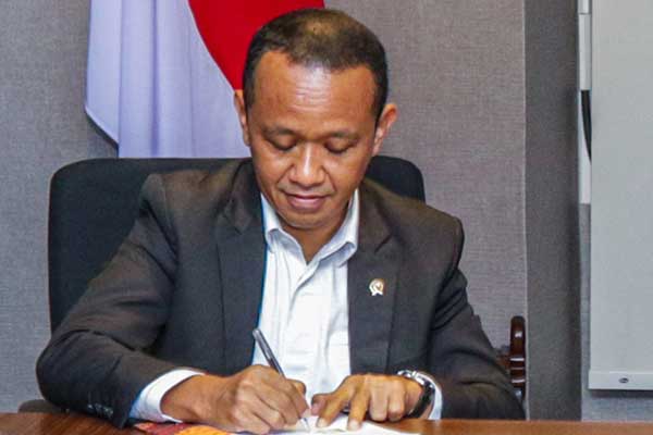 Bahlil Lahadalia, Kepala Badan Koordinasi Penanaman Modal (BKPM).