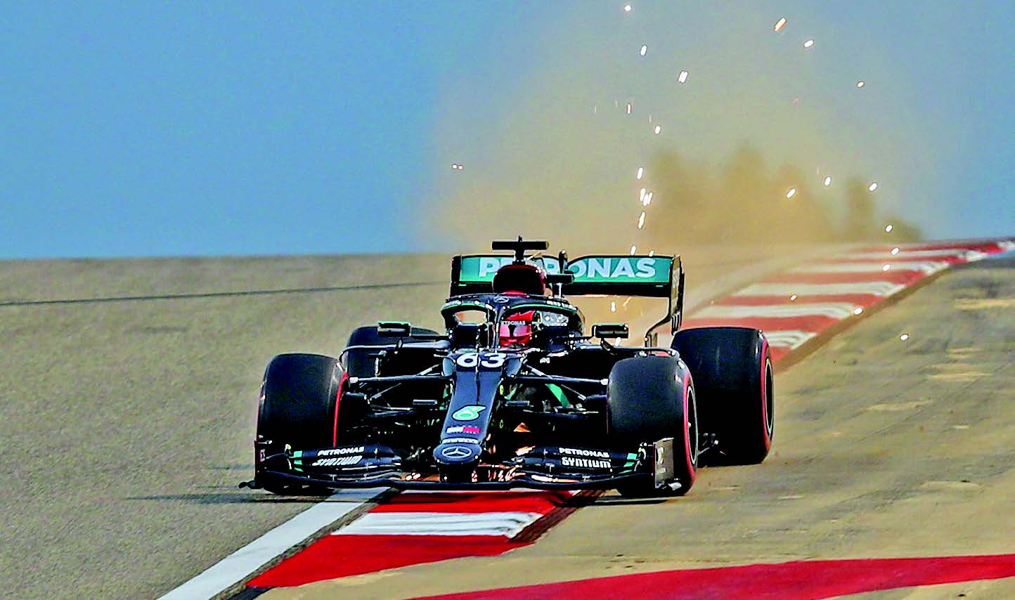 Russell Unjuk Bukti di Latihan Bebas