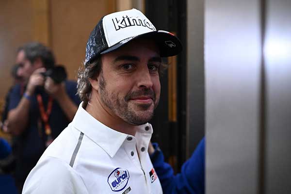 Alonso Lakoni Tes di Yas Marina