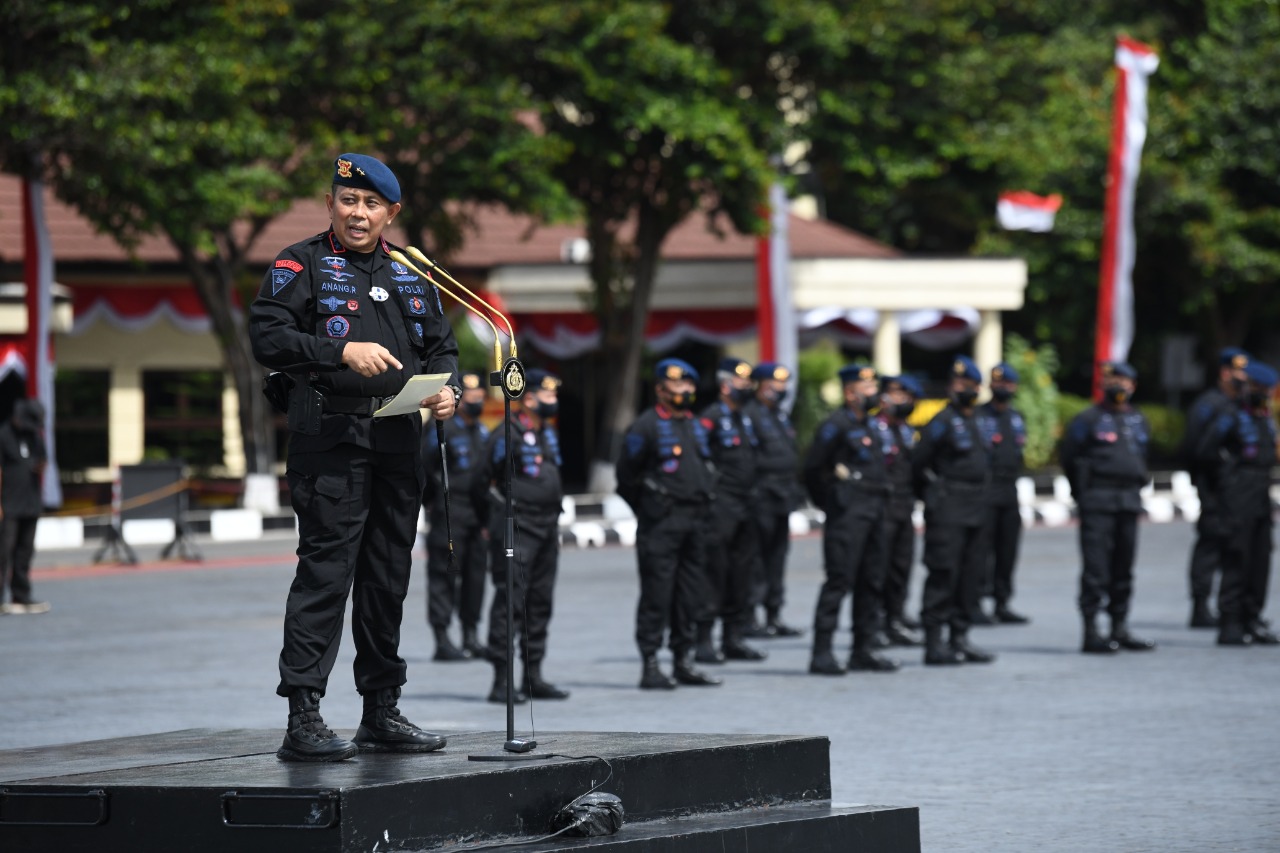 Apel Korps Brimob Polri