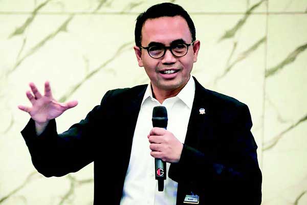 Direktur Human Capital BRI Herdy Harman Rosadi memberikan kata sambutan saat edukasi dan diskusi daring, di Jakarta, akhir pekan lalu.