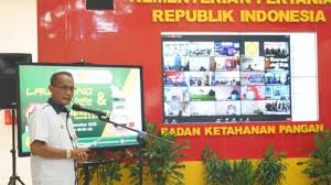 Launching Bazar Online Pasar Mitra Tani dan Marketplace di Pasar Mitra Tani, Pasar Minggu, Jakarta.