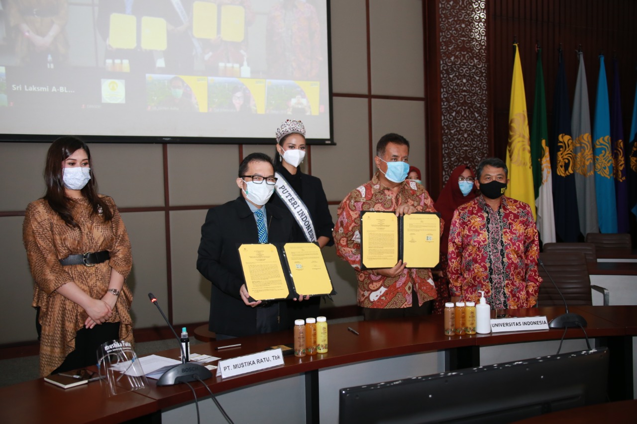 Kerja sama Mustika Ratu dan Universitas Indonesoa