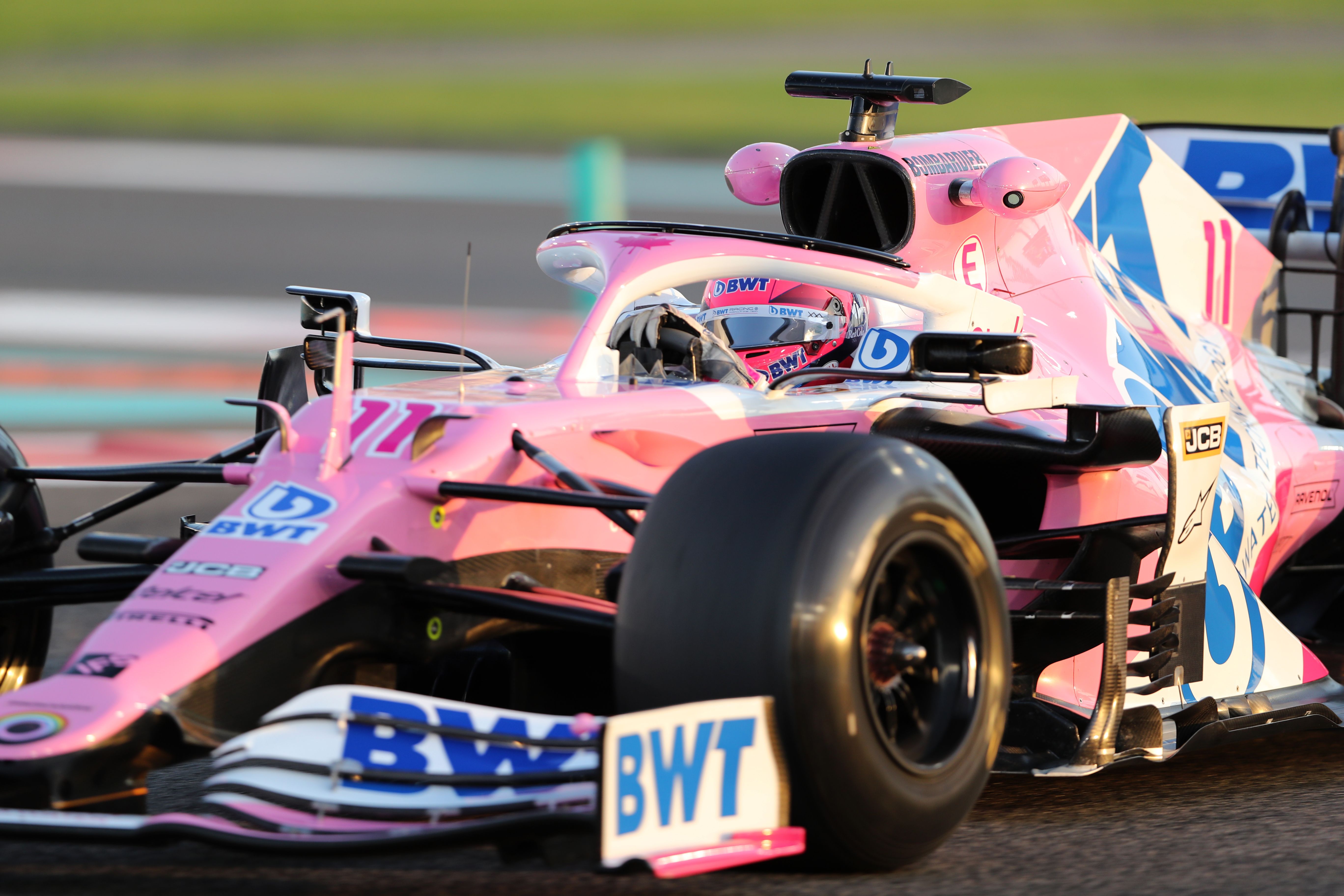 Pembalap Racing Point Sergio Perez