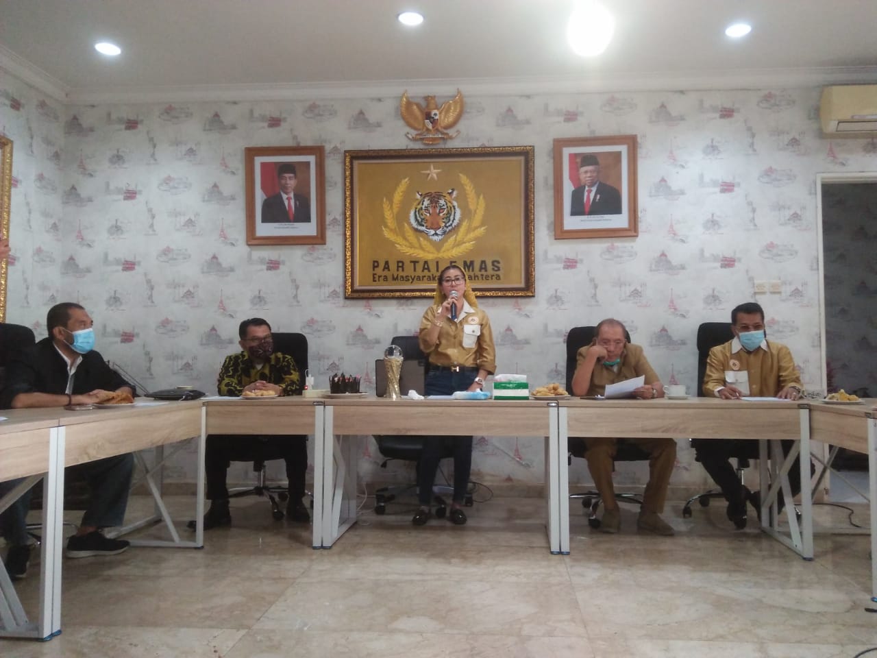 Diusir Polisi Saat Bagi Sembako, Partai Emas Klarifikasi