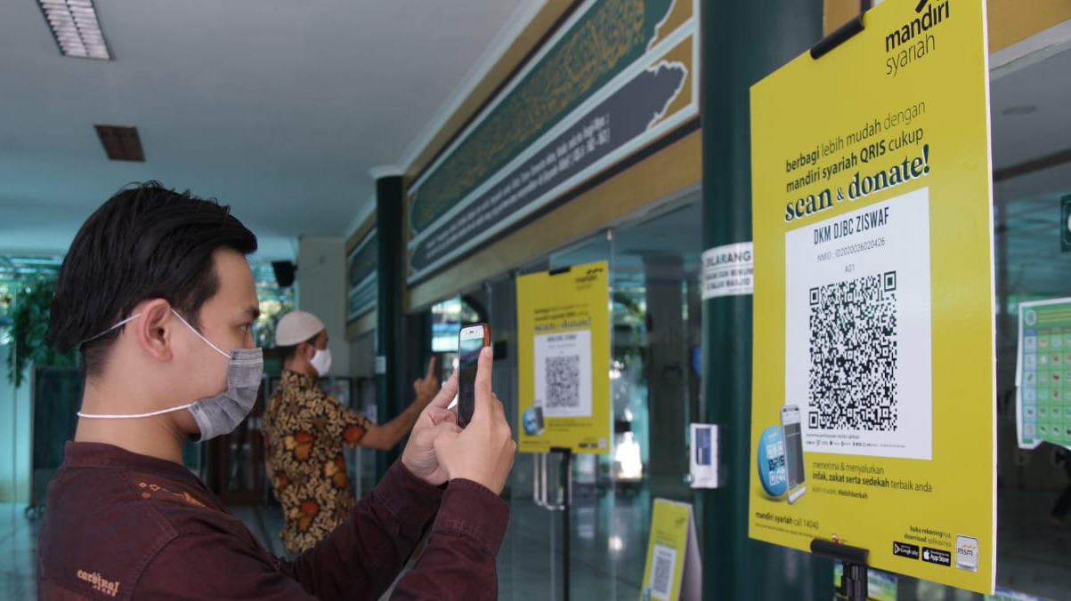 Bank Mandiri melengkapi fasilitas Scan QR pada Mandiri Online