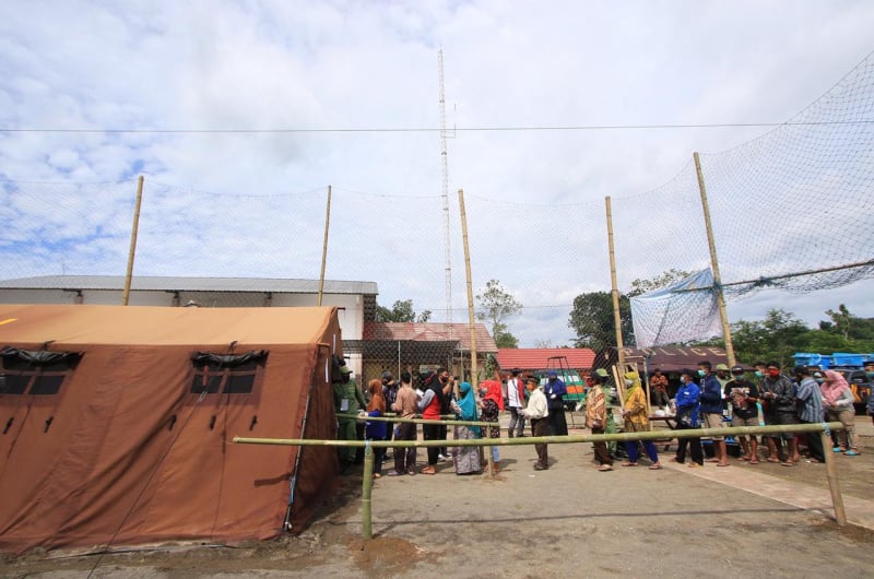 Pengungsi Merapi Boyolali Tetap Gunakan Hak Pilih