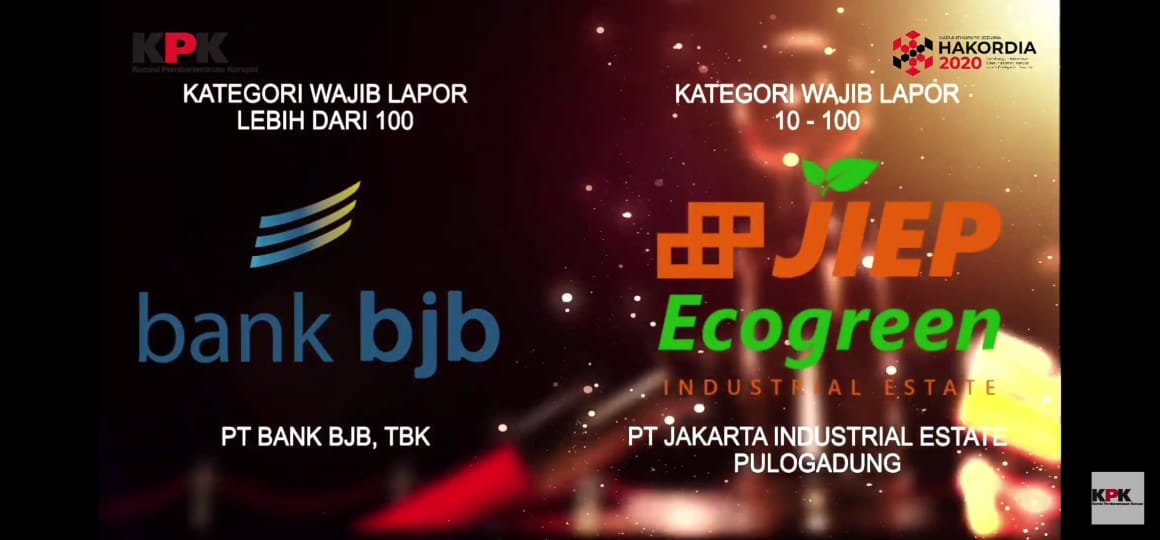 KPK memberikan apresiasi terhadap Bank BJB sebagai lembaga yang memiliki komitmen kuat dalam pencegahan dan pemberantasan korupsi.