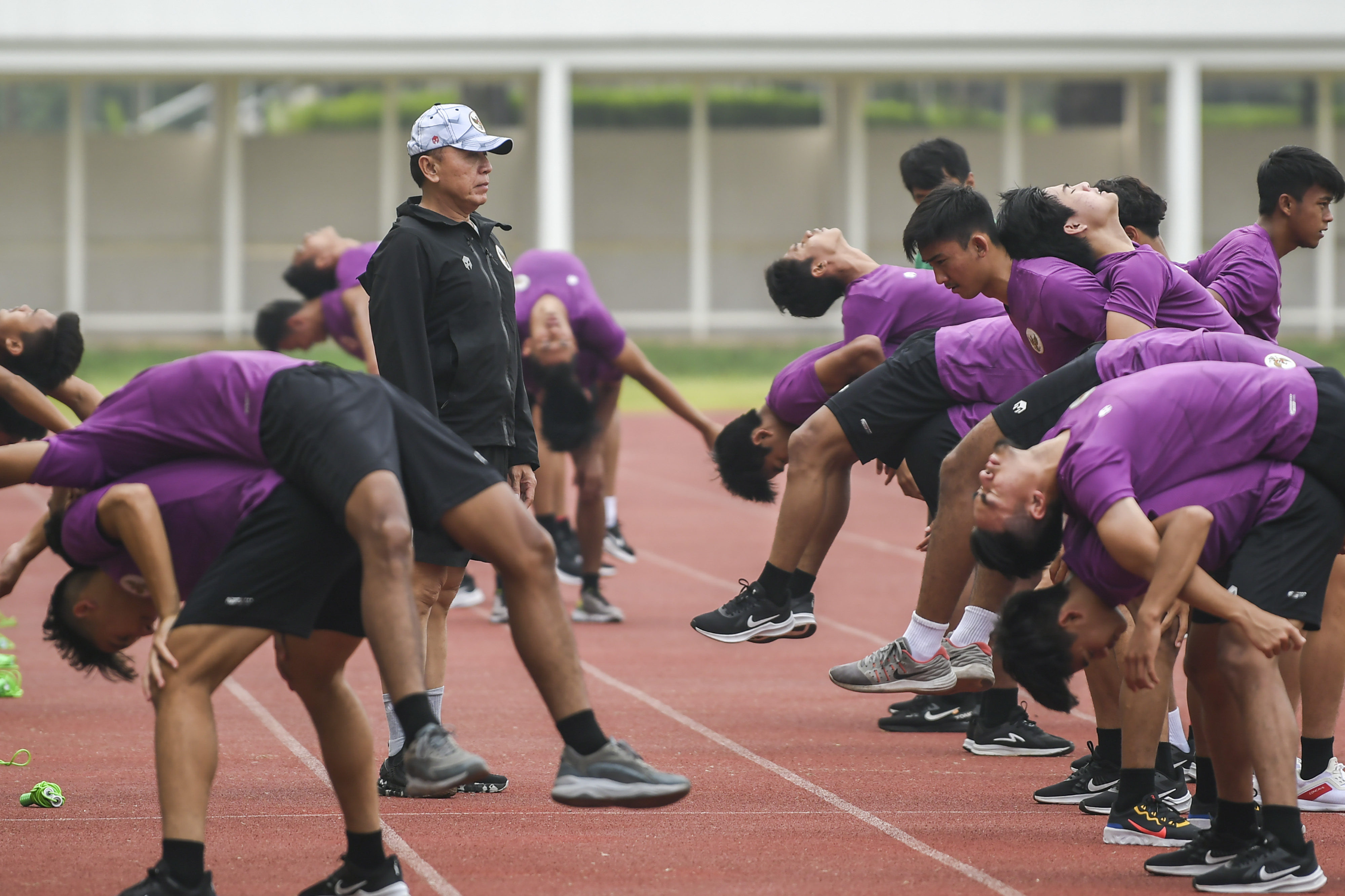 Timnas U-19 latihan di Stadion Madya, Senayan, Jakarta