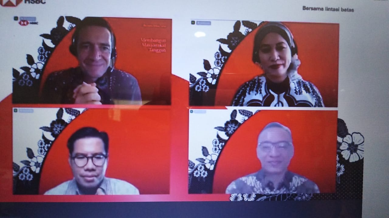HSBC Sustainability Diskusi Daring “Membangun Masyarakat Tangguh” diselenggarakan pada 15 Desember 2020.