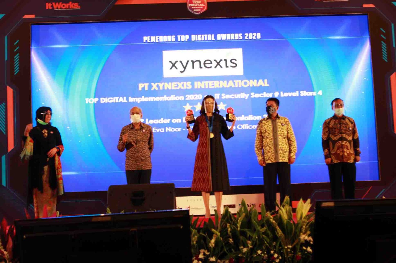 Xynexis mendapat dua penghargaan di bidang Top IT Solution dalam acara Top Digital Awards 2020.