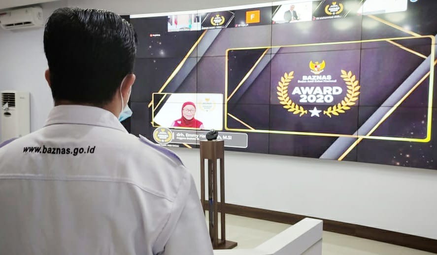 Anugerah Baznas Award 2020 memberikan penghargaan bagi Organisasi Pengelola Zakat (OPZ) dan para pihak yang berjasa atas perkembangan zakat.