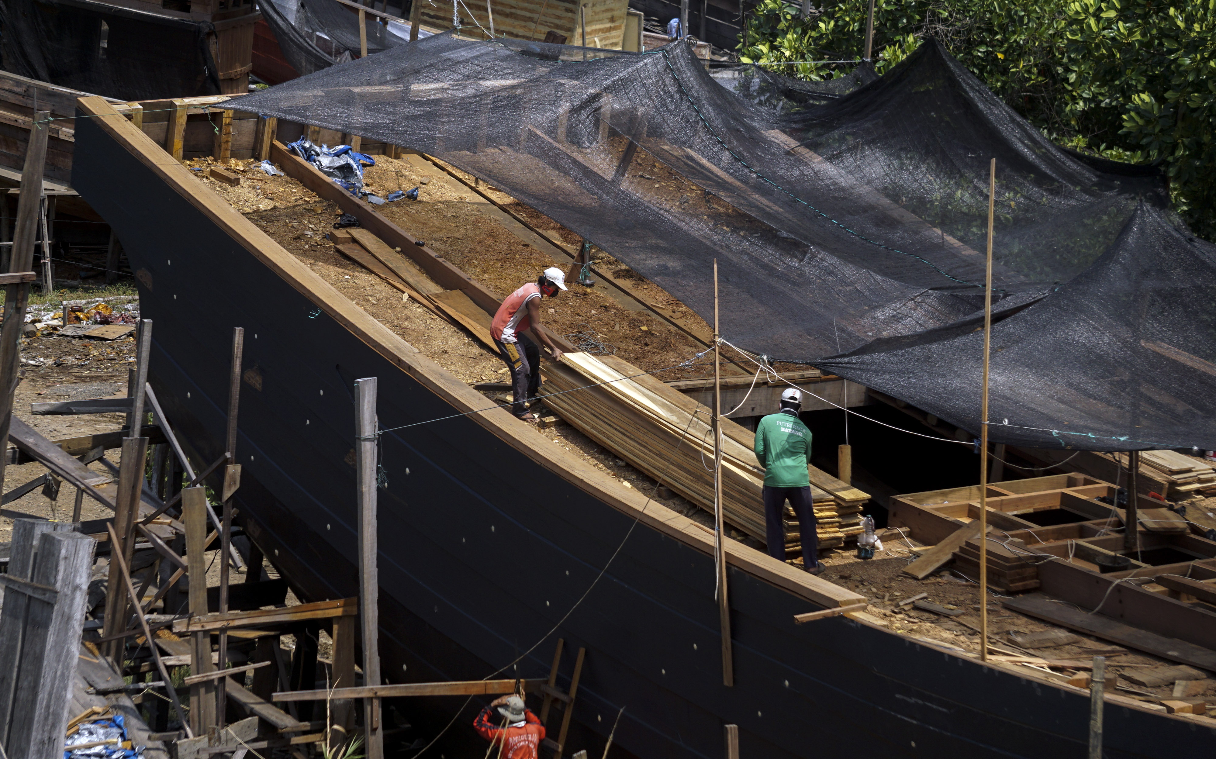 Sentra industri galangan kapal di Batang, Jawa Tengah