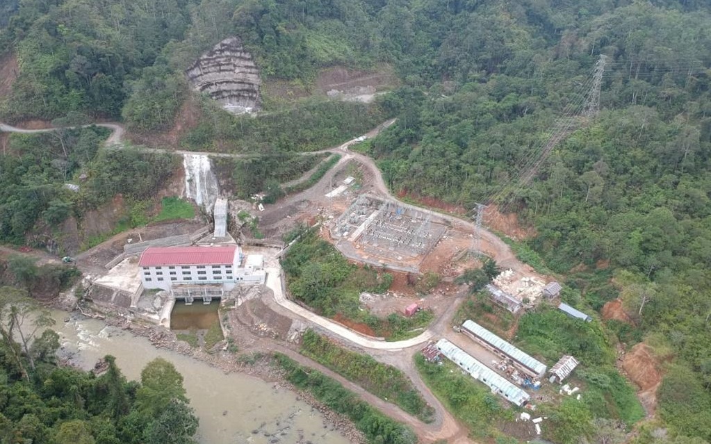 Salah satu PLTA milik PT Kencana Energi Lestari Tbk 