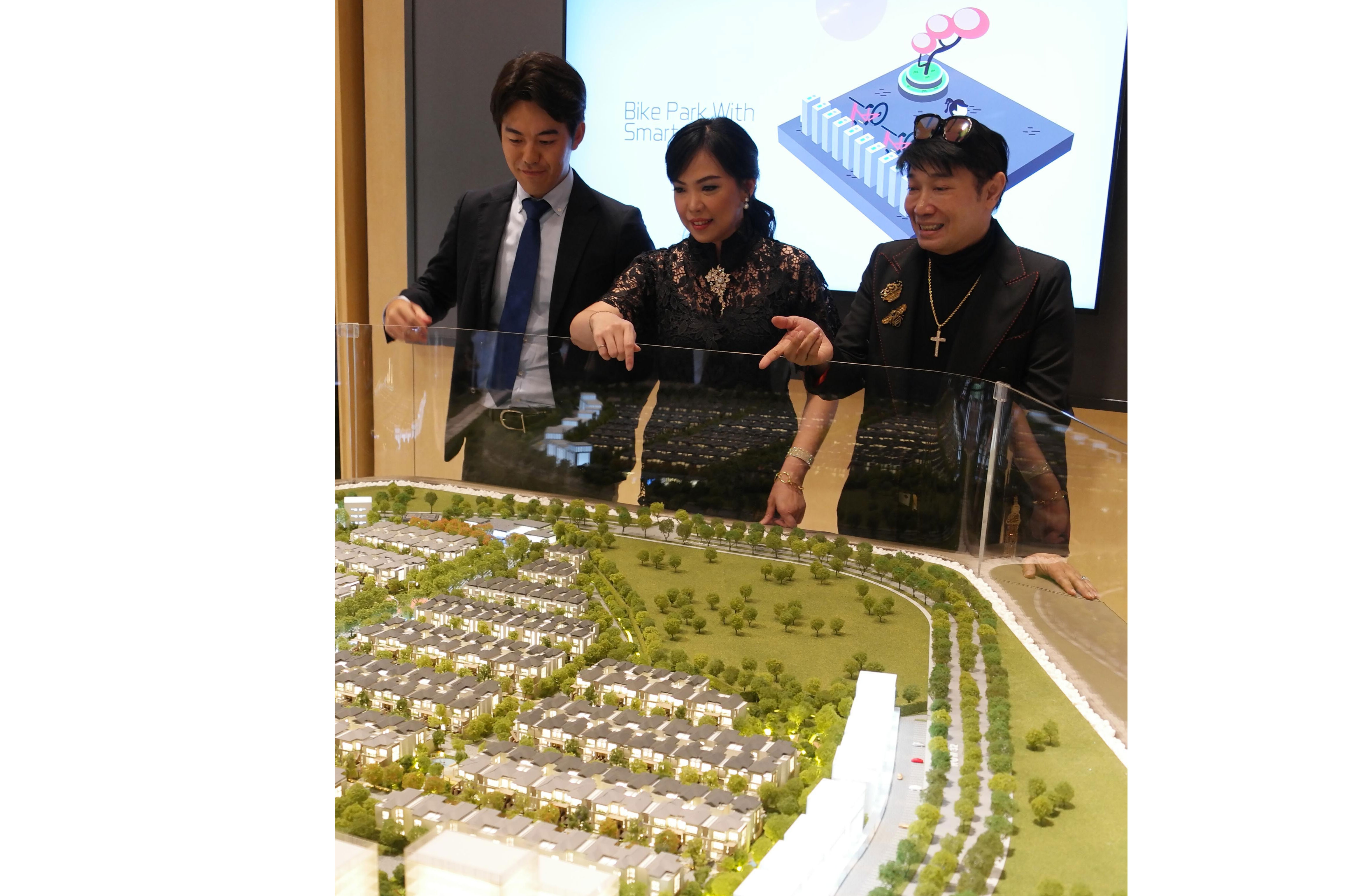 Ilustrasi maket kawasan premium The Zora di BSD, Tangerang, Banten