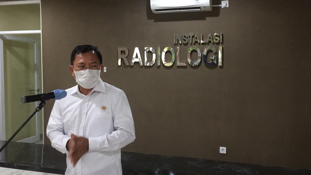 Menteri Kesehatan Terawan Agus Putranto di RS dr.Soeharso, Solo