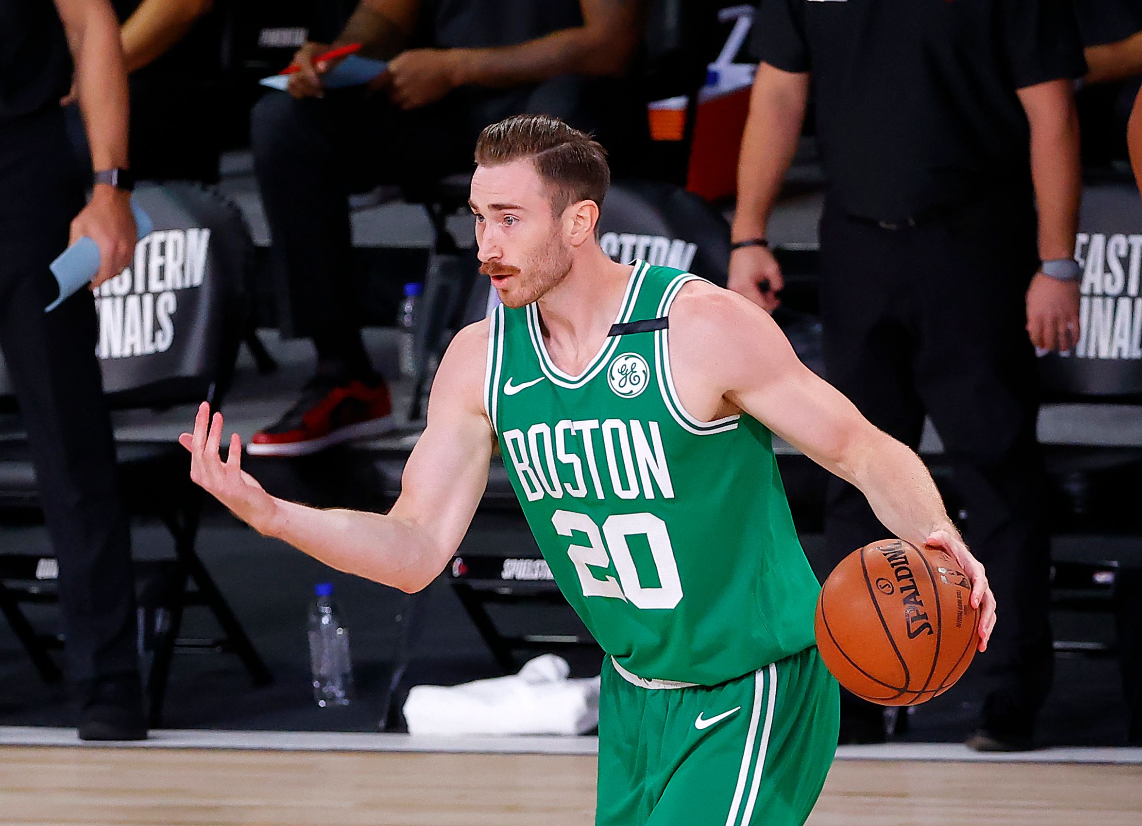 Gordon Hayward kala masih berseragam Boston Celtics, musim lalu.