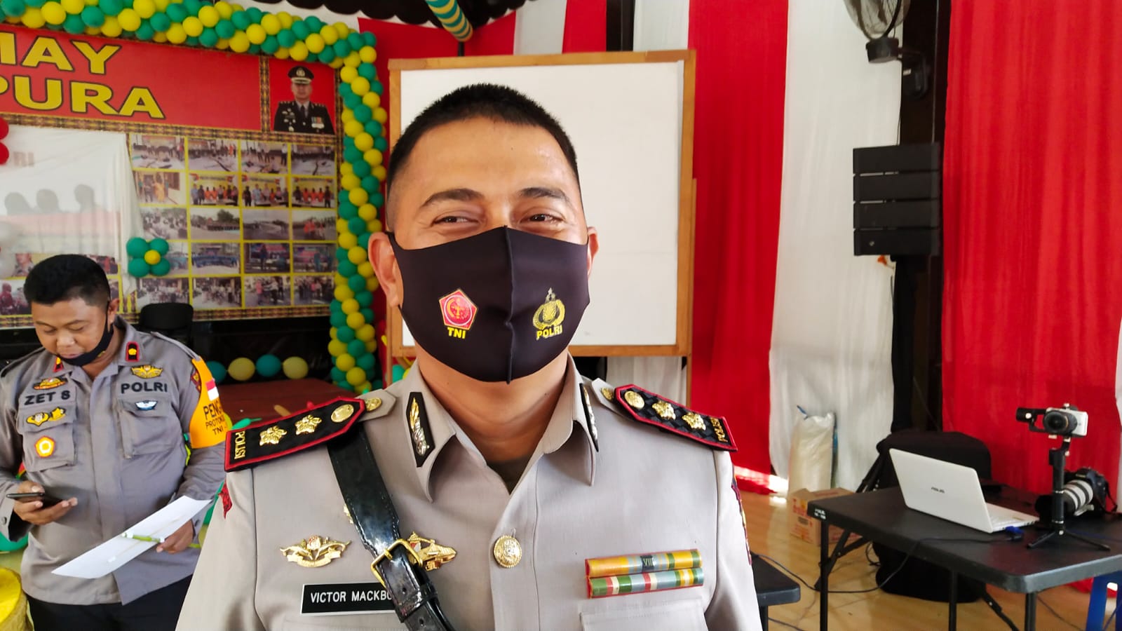 Kapolres Jayapura AKBP Victor Mackbon.