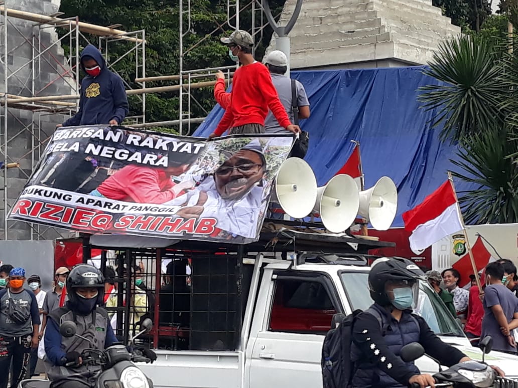 BRBN melakukan aksi damai guna mendukung aparat pemerintah khususnya TNI/Polri dalam menegakkan hukum.