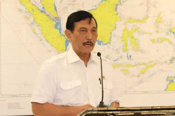 Luhut Binsar Pandjaitan, Menteri Koordinator Bidang Kemaritiman dan Investasi (Menko Marves).