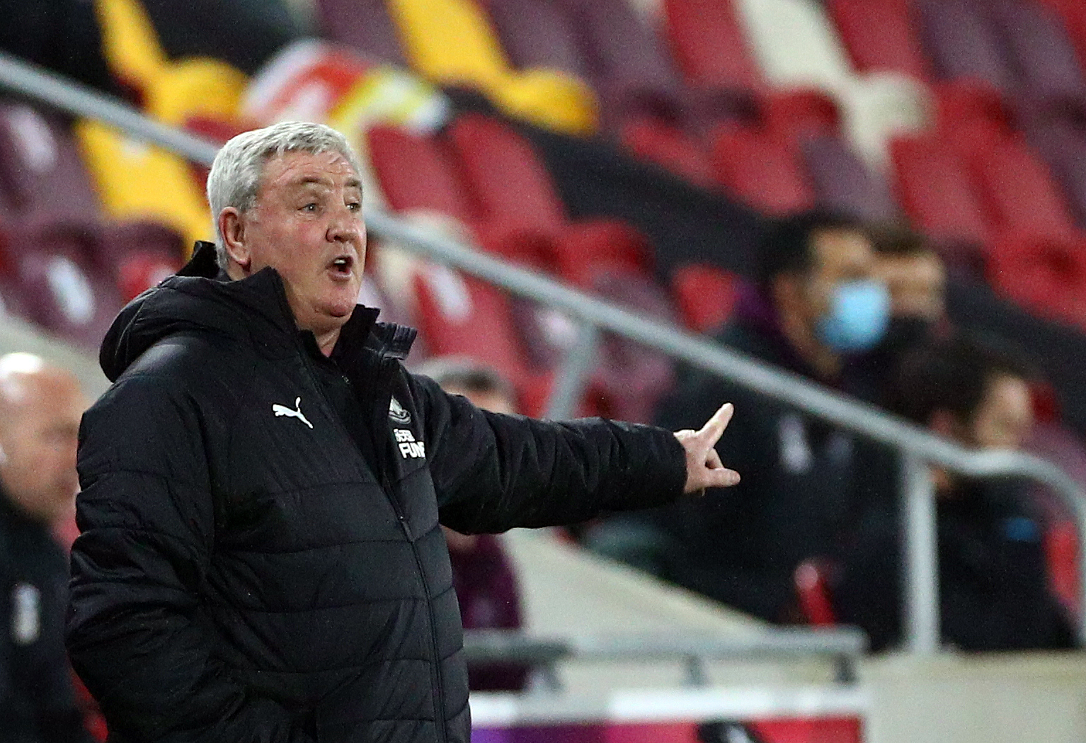 MANAJER Newcastle United, Steve Bruce.