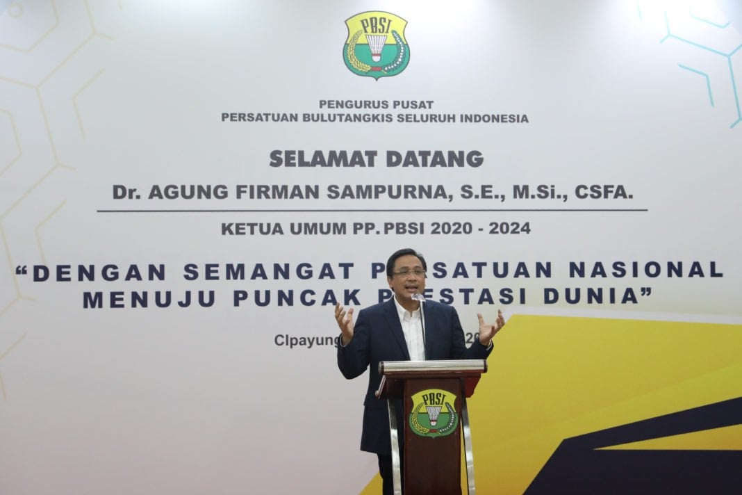 Ketua Umum PBSI Agung Firman Sampurna 