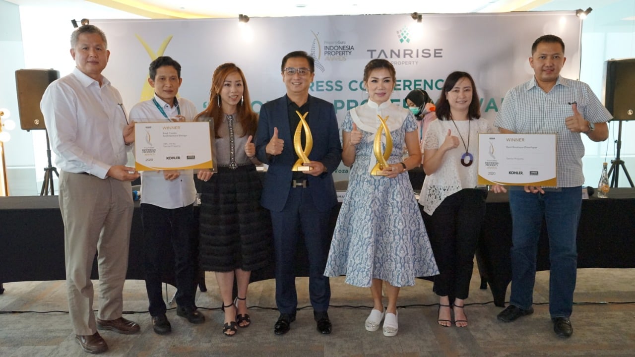 Tanrise Property berhasil menyabet dua penghargaan bergengsi, yaitu Best Boutique Developer dan Best Condo Architectural Design. 