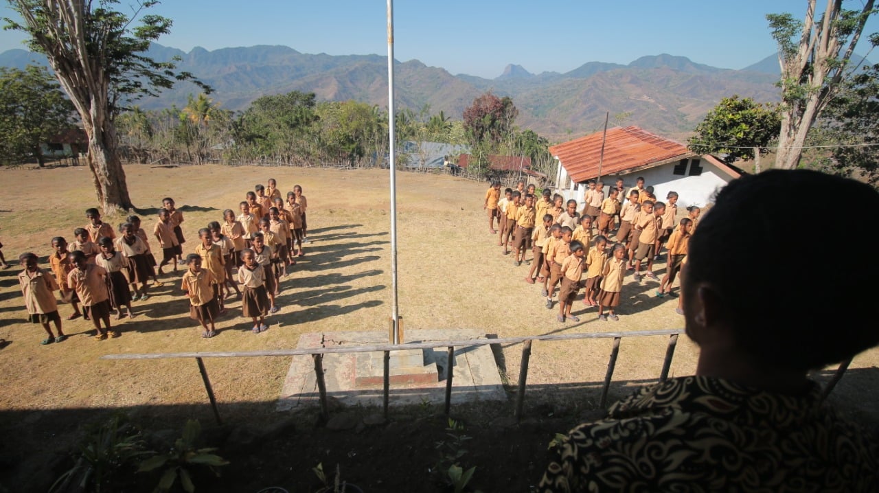 Pelajar di Kabupaten Nagekeo, NTT