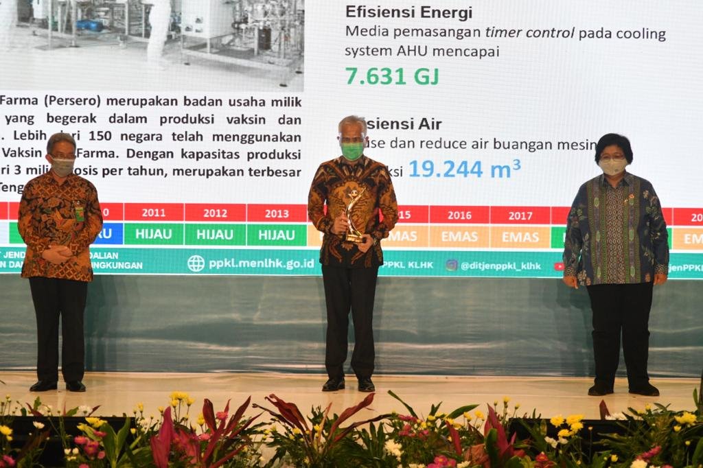 Bio Farma Meraih Anugerah PROPER Emas untuk yang Kelima Kali  