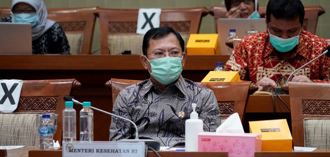 Rapat Kerja Menkes Terawan Agus Putranto dengan Komisi IX DPR di Gedung Senayan, Selasa, 17 November 2020.