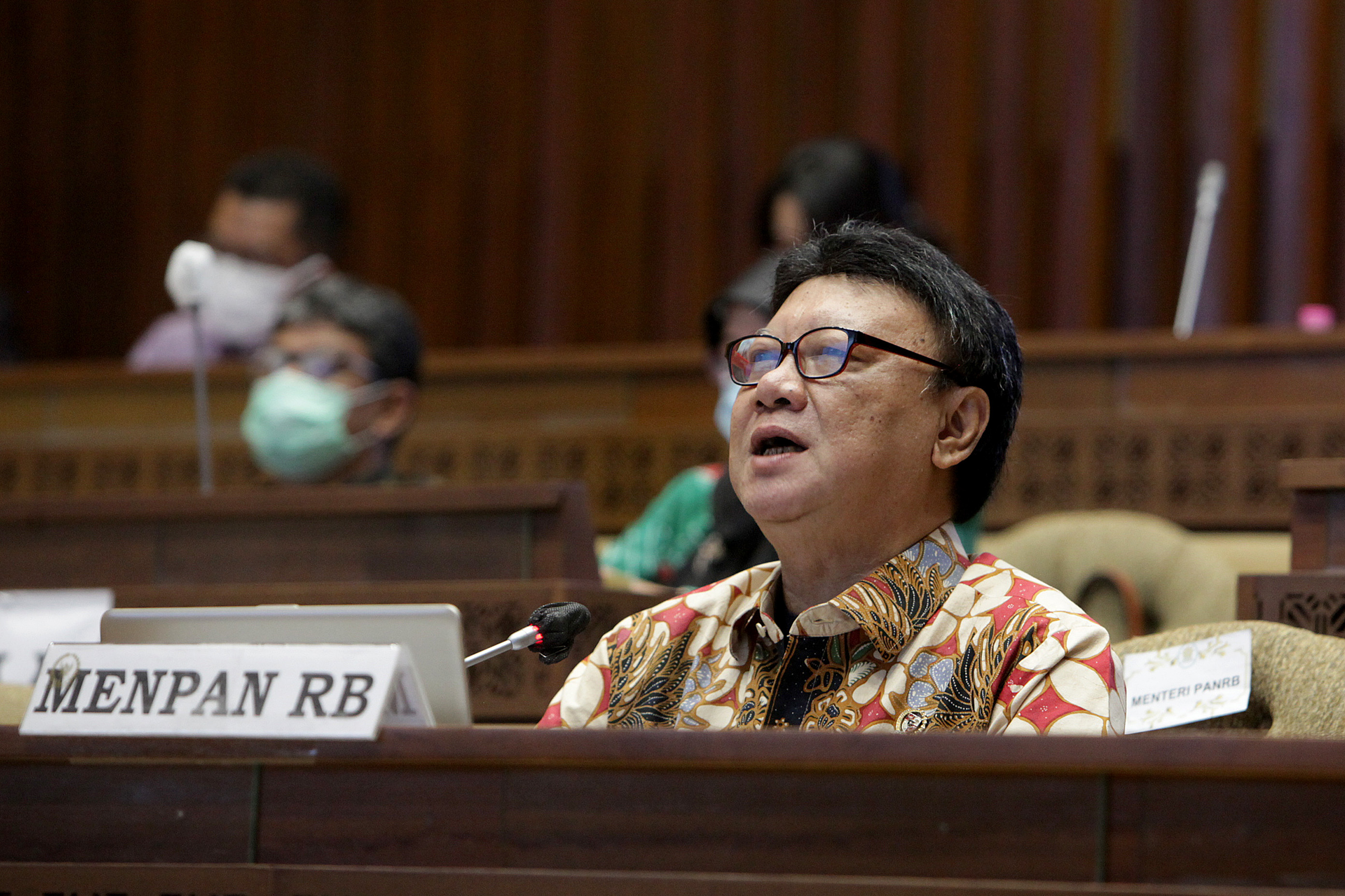 Menteri Pemberdayaan Aparatur Negara dan Reformasi Birokrasi Tjahjo Kumolo