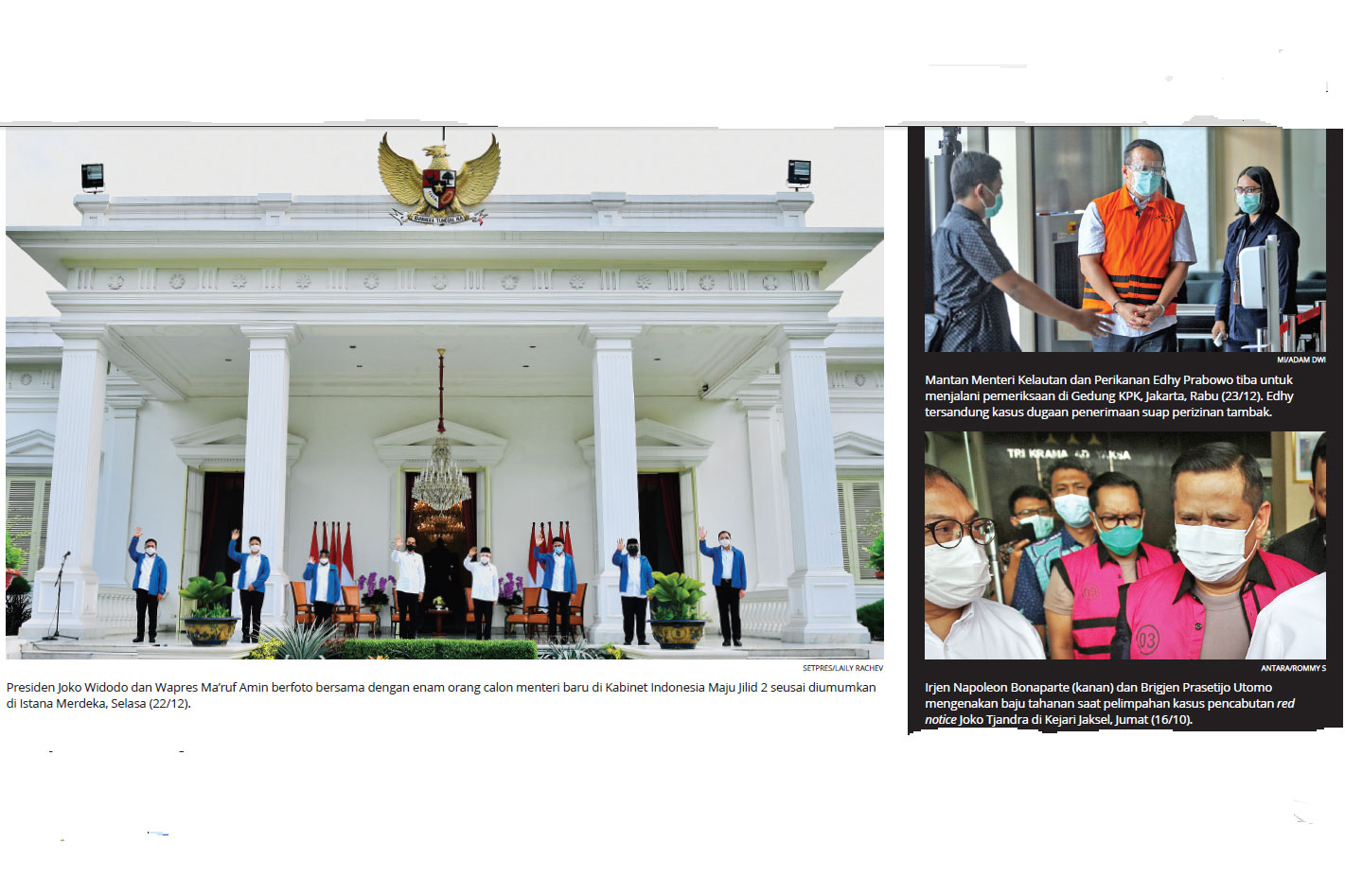 Yang Tertangkap dan Diangkat di Tengah Pandemi