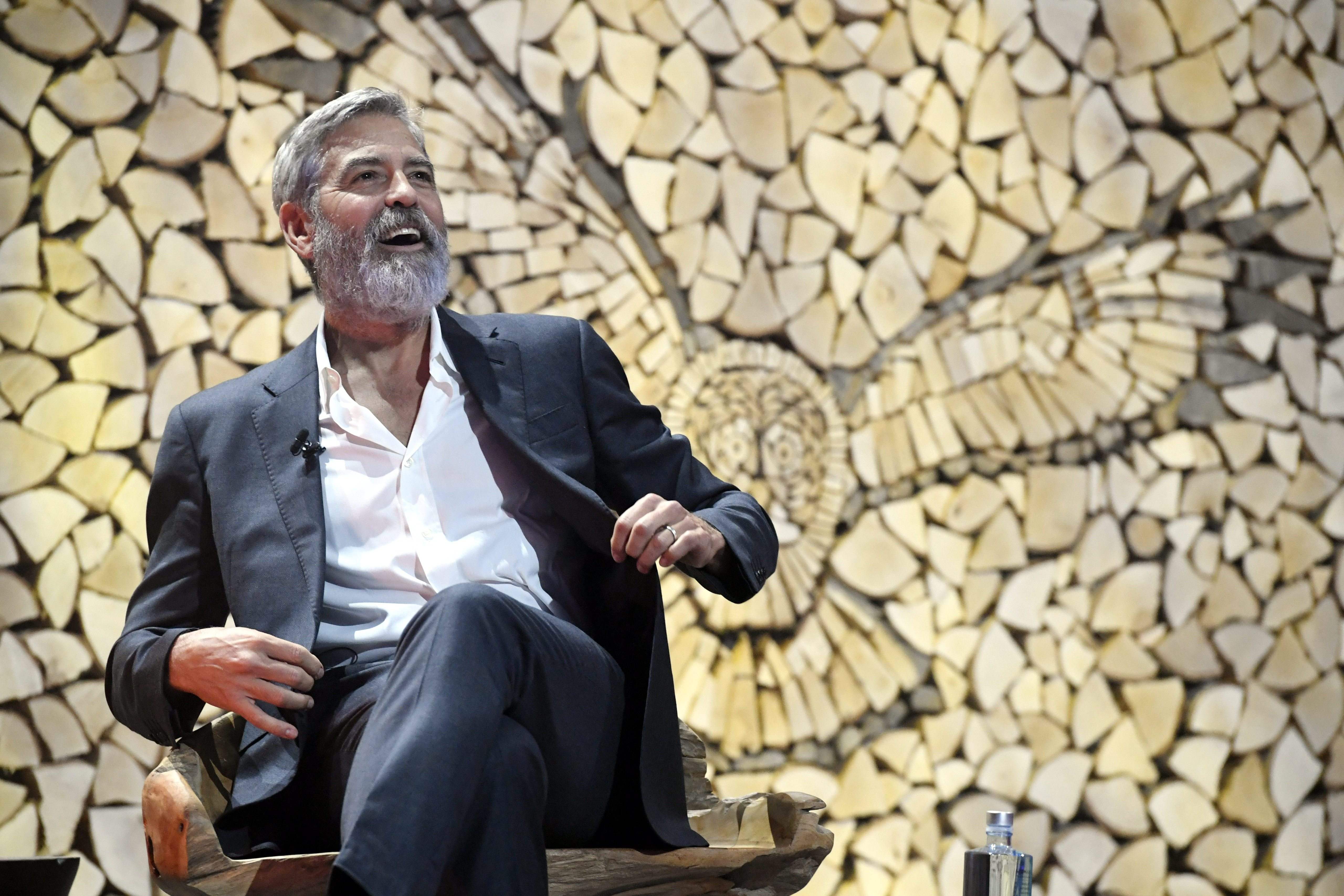 Aktor dan sutradara film AS, George Clooney