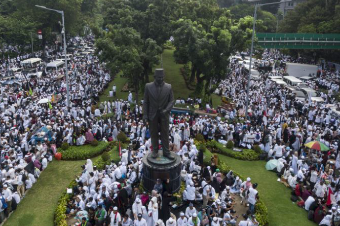 Momen Reuni 212 pada 2018 silam. 