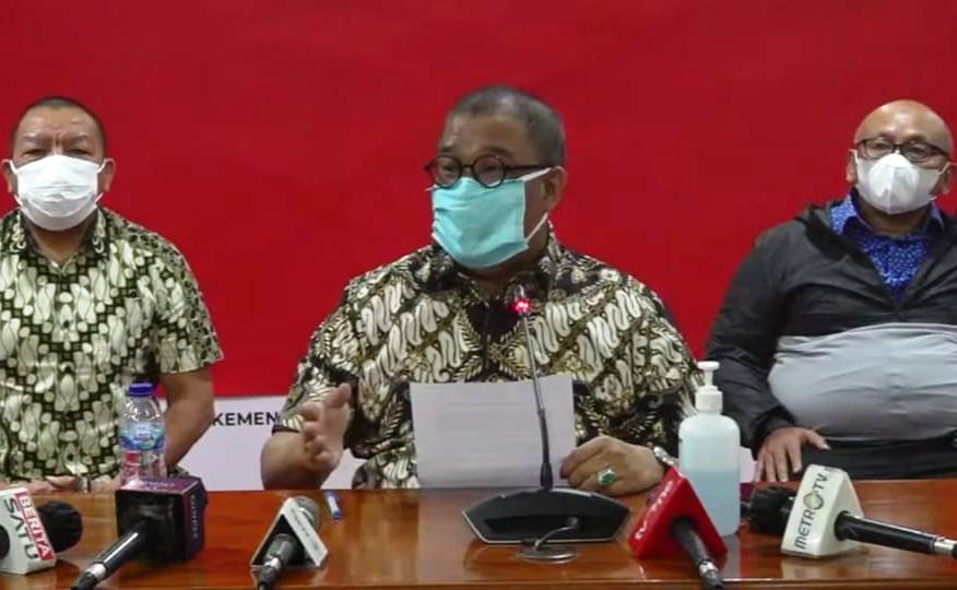 Sekjen Kemensos Hartono Laras