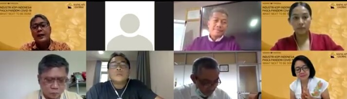 Webinar tentang industri kopi